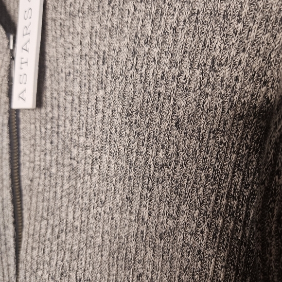 ASTARS Women's Manhattan Zip Dress in Mocha Rib NWT - Picture 5 of 8